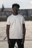 Bisiklet Yaka %100 Pamuklu Basic Oversize (Geniş Model) T-shirt thumbnail 3