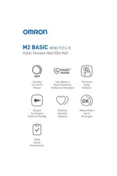 OMRON M2 basic Hem-7121j-e Üst Koldan Ölçer Dijital Tansiyon Aleti thumbnail 3