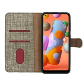 Huawei P40 Lite Kılıf FitCase Fabric Kapaklı Cüzdanlı thumbnail 4