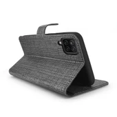 Huawei P40 Lite Kılıf FitCase Fabric Kapaklı Cüzdanlı thumbnail 5