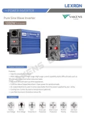 1000 Watt 24V Tam Sinüs İnverter Lexron thumbnail 3