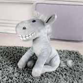 Eşek Peluş 25CM Gri thumbnail 1