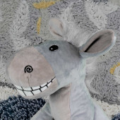 Eşek Peluş 25CM Gri thumbnail 3
