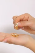 Biendes Çelik Küpe Gold1 - 18346.1815. thumbnail 3