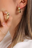 Biendes Çelik Küpe Gold1 - 18346.1815. thumbnail 2