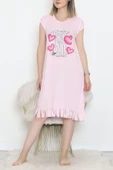 Desenli Elbise Tozpembe - 240.1287. thumbnail 4