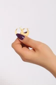 Çelik Küpe Gold4 - 17251.1804. thumbnail 1