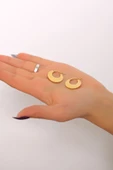 Çelik Küpe Gold4 - 17251.1804. thumbnail 4