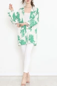 Desenli Kimono Yeşil - 17725.1247. thumbnail 5