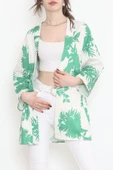 Desenli Kimono Yeşil - 17725.1247. thumbnail 3