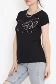 Pul İşlemeli Bluz Siyah - 17131.599. thumbnail 3