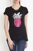 Ananas Pullu Bluz Siyah - 17125.599. thumbnail 5