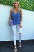 Ayrobin Askılı Bluz Mavi - 127.650. thumbnail 3