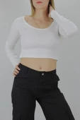 U Yaka Kaşkorse Bluz Ekru - 138.950 thumbnail 1