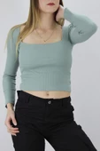 Kare Yaka Bluz Mint - 121.345 thumbnail 4