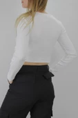 U Yaka Kaşkorse Bluz Ekru - 138.950 thumbnail 3