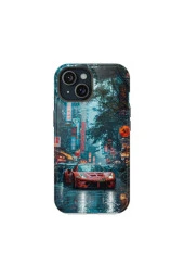 iPhone 8 Plus Uyumlu Silikon Kılıf - RACE CAR thumbnail 2