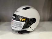 KASK SWAY SW 765 Gloss White ÇENESİZ thumbnail 3