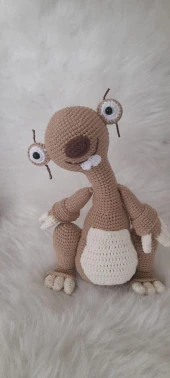 Buz Devri Sid Amigurumi Organik Oyuncak thumbnail 1