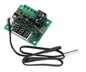W1209 12V DC Dijital Termostat Sıcaklık Kontrol Devresi Sensörlü thumbnail 1