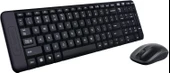 logitech MK220 Kablosuz Türkçe Klavye Mouse Seti Siyah thumbnail 1