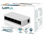 Mpıa S5 5 Ports 10/100MBPS Desktop Switch thumbnail 2