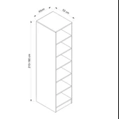 Minar M3023-Kale 1 Gövde Raflı Dore 210Cm thumbnail 4