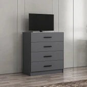 Minar D4002-Kale Tv Çekmece Modül-Antrasit thumbnail 2