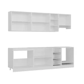 Minar 260 Cm Mutfak Dolabı Beyaz Antrasit 260-A5 thumbnail 6
