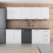 Minar 255 Cm Mutfak Dolabı Beyaz 255-B10 thumbnail 1