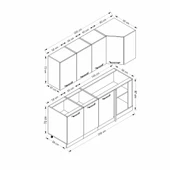 Minar 200Cm Köşe Mtfk Dlp Byz K200-B1 thumbnail 8