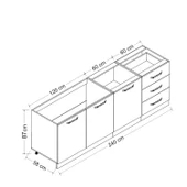 Minar 240 Cm Mutfak Dlb Byz 240-B3-Alt thumbnail 8