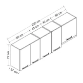 Minar 225 Cm Mutfak Dlb Byz 225-B7-Üst thumbnail 8
