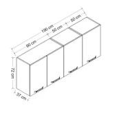 Minar 190 Cm Mutfak Dlb Byz 190-B1-Üst thumbnail 8