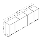 Minar 230 Cm Mutfak Dlb Byz 230-B1-Üst thumbnail 8