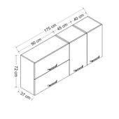 Minar 175 Cm Mutfak Dlb Byz 175-B2-Üst thumbnail 8