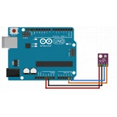 Sıcaklık Nem ve Barometrik Basınç Sensörü BME-280 BME280 3.3Volt thumbnail 3