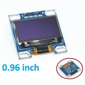 128x64 OLED Ekran LCD 0.96 I2C Arduino Raspberry PI Beyaz thumbnail 4
