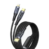LinkTech K674 Multi 2in1 Type-C + Lightning PD 60W Hızlı Şarj Kablosu thumbnail 1