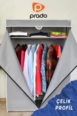 Prado Basic  Çelik Profilli Portatif Bez Dolap GRİ thumbnail 1