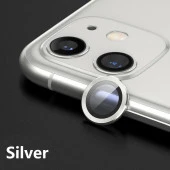 Apple iPhone 12 Mercek Lens Kamera Koruyucu SİLVER thumbnail 1