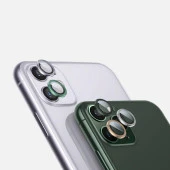 Apple iPhone 12 Mercek Lens Kamera Koruyucu SİYAH thumbnail 3