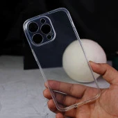 iPhone 15 Pro Kılıf Şeffaf Kamera Korumalı Soket  3D thumbnail 2