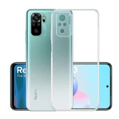 Xiaomi Redmi Note 10 Kılıf Şeffaf Silikon Kamera 3D thumbnail 1