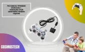 Cosmostech PS2 Controller Oyun Kolu , Titreşimli Gamepad Joystick thumbnail 2