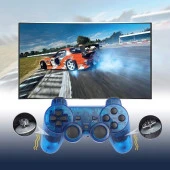 Cosmostech PS2 Controller Oyun Kolu , Titreşimli Gamepad Joystick Mavi thumbnail 3