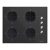 Silverline CS5665B01 Siyah Cam Ankastre Ocak 65 cm thumbnail 1