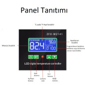 YATE10 W2142A-220V/7A PID Kontrollü Termostat thumbnail 3