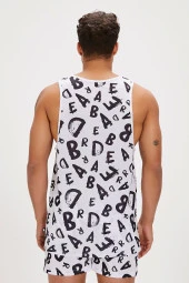 BAD BEAR Bling Off-White Men's Tank Top thumbnail 4