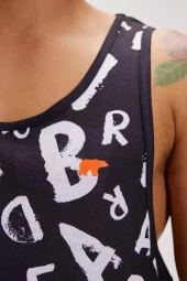 Bad Bear Bling Gece Erkek Atlet thumbnail 2